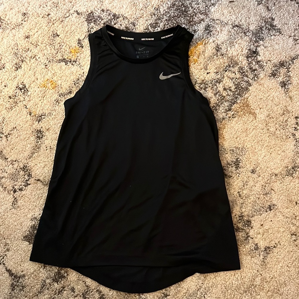 Nike, quick dry, black, running top